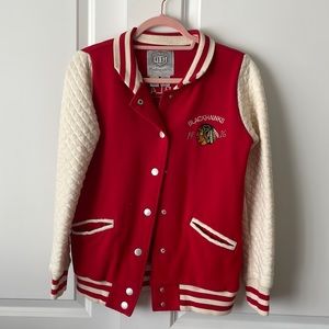 Chicago Blackhawks Vintage Inspired Varsity NHL Jacket